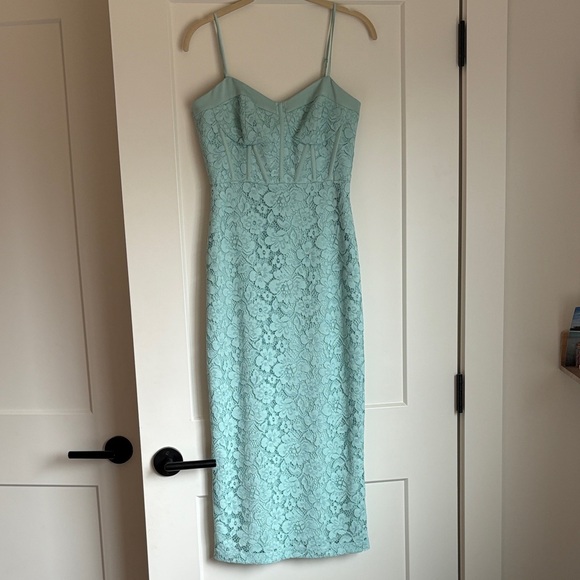 Ever New Dresses & Skirts - Lace Midi Dress in Light Aqua